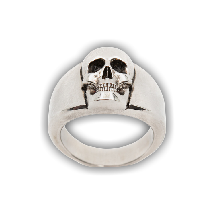 Buy Alexander McQueen Skull Ring 'Silver' - 705833J160Y0446 | GOAT