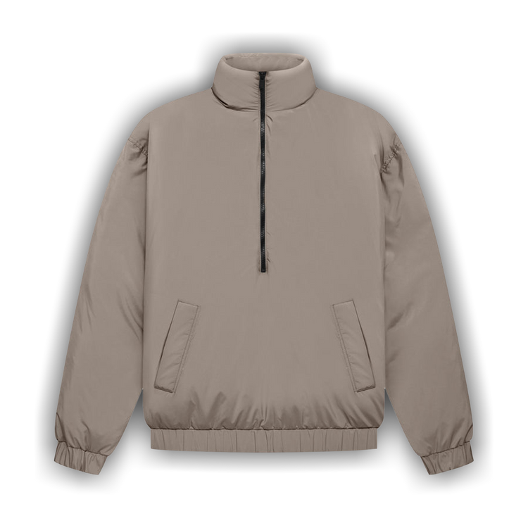Buy Fear of God Essentials Half-Zip Puffer 'Desert Taupe