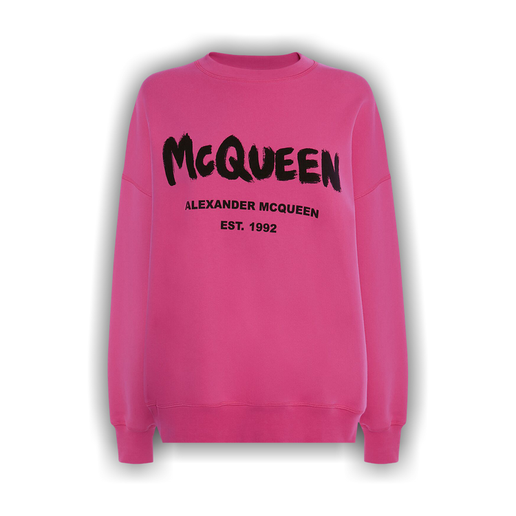 Alexander mcqueen pink hoodie hot sale