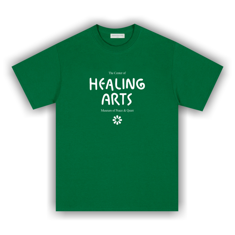 Buy Museum of Peace & Quiet Healing Arts T-Shirt 'Green' - MOPQ