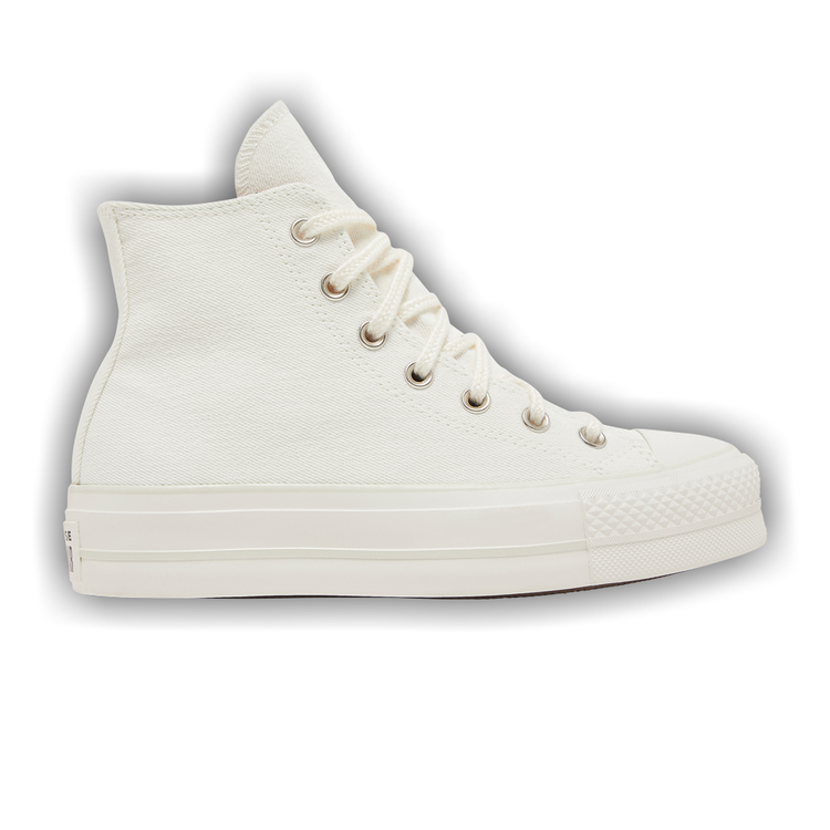 summer denim platform chuck taylor all star vintage white