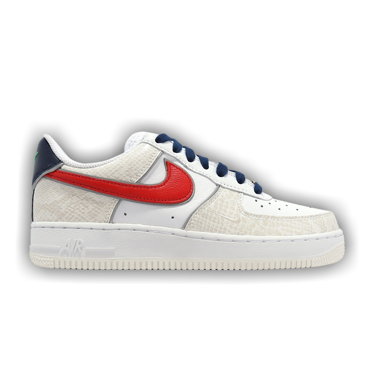 nike air force one red white blue