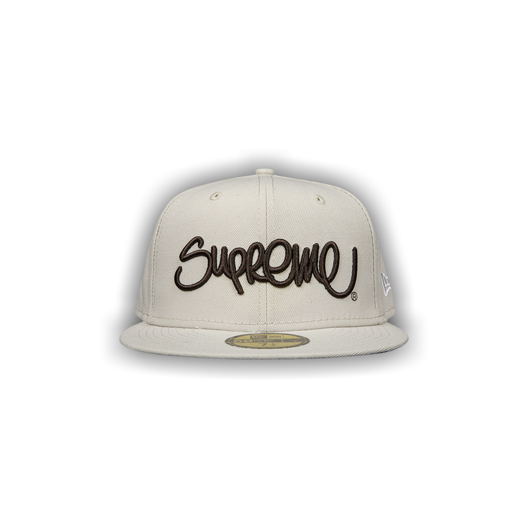Buy Supreme Handstyle New Era 'Stone' - SS22H42 STONE | GOAT