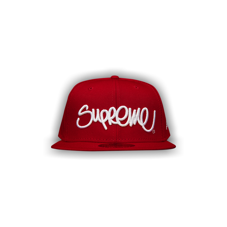 Buy Supreme Handstyle New Era 'Red' - SS22H42 RED | GOAT