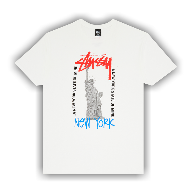 Buy Stussy A New York State of Mind Tee 'White' - 0535