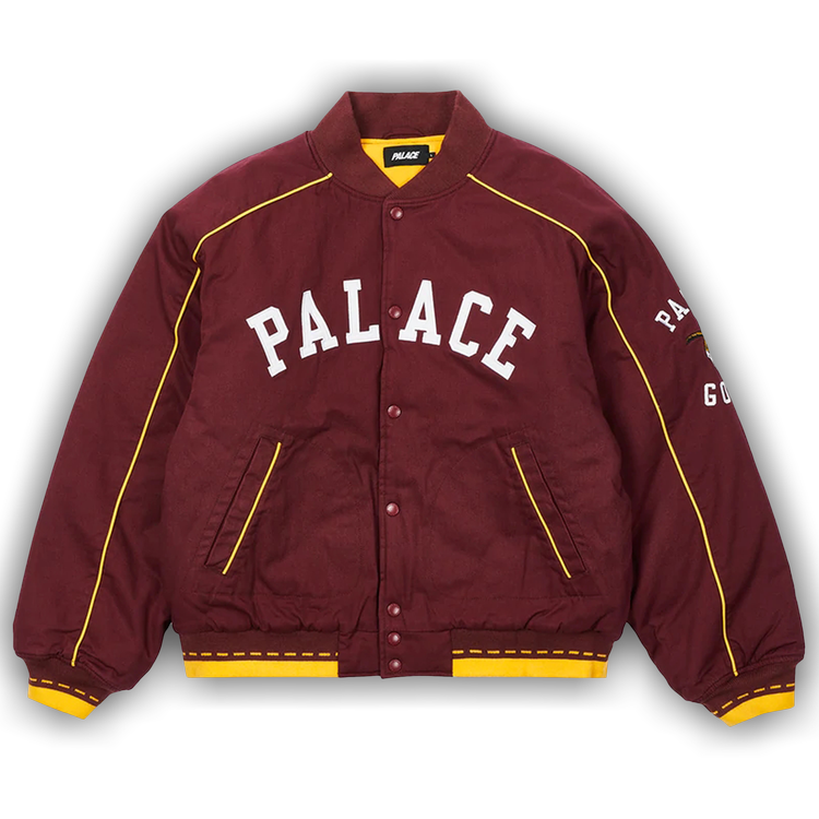 Palace Goats Varsity Jacket 'Burgundy'