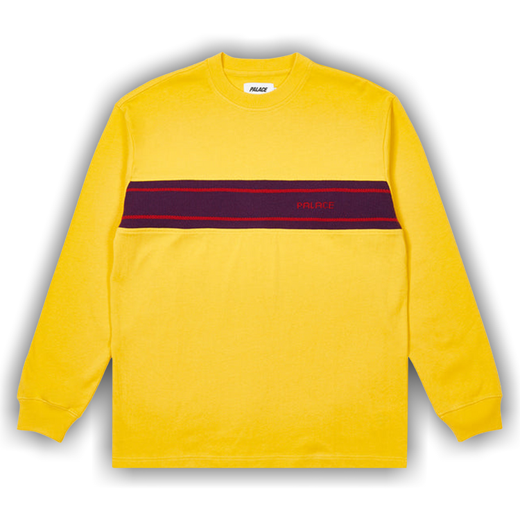 PALACE ニット Buy Palace Knit Block Long-Sleeve 'Yellow' - P22ES078 | GOAT