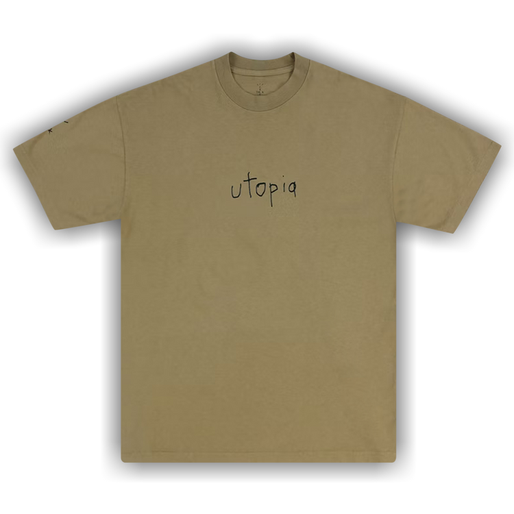 Buy Cactus Jack by Travis Scott x i-D The Cactus Wink Tee 'Tan