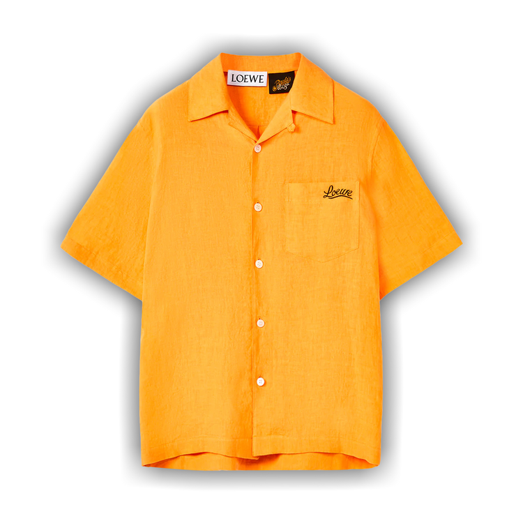 Loewe Linen Bowling Shirt 'Mandarin' | GOAT