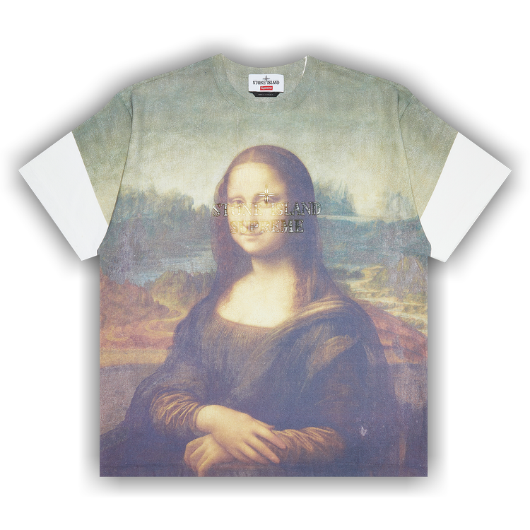 Buy Supreme x Stone Island Short-Sleeve Top 'Mona Lisa' - SS22KN6B 