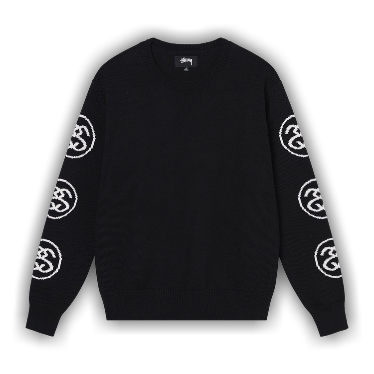 ★韓国の人気★【STUSSY】★CHAIN-LINK TEE★BLACK★ Stussy Chain-Link T-shirt Black Men's - SS24 - US