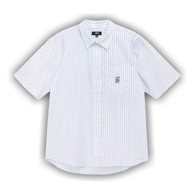 未使用品・希少M STUSSY BOXY STRIPED SS SHIRT 白 - メルカリ