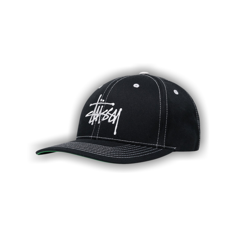 Buy Stussy Basic Structured Low Pro Cap 'Black' - 1311060 BLAC | GOAT