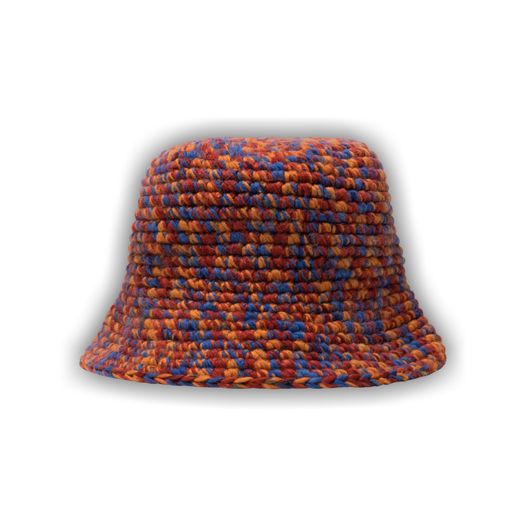 Stussy Melange Yarn Knit Bucket Hat 'Orange' | GOAT