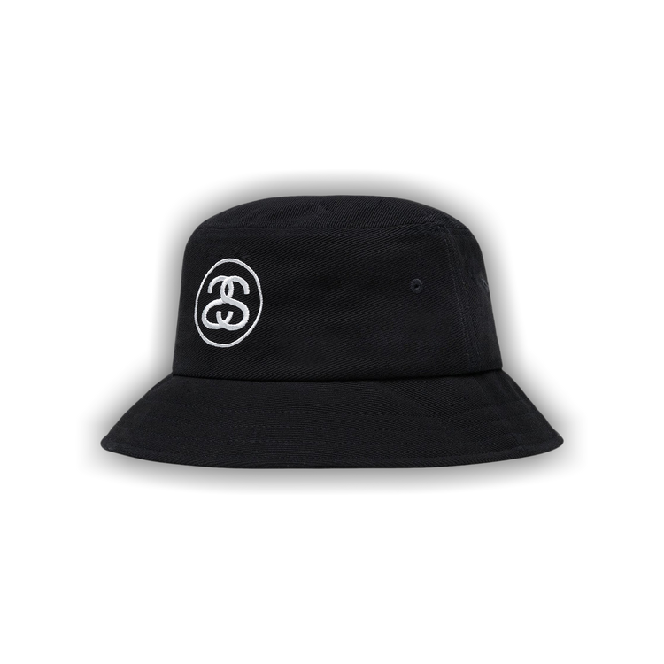 Buy Stussy SS Link Deep Bucket Hat 'Black' - 1321105 BLAC | GOAT