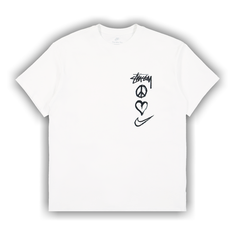 Nike Stssy x T-Shirt - White | Black / M