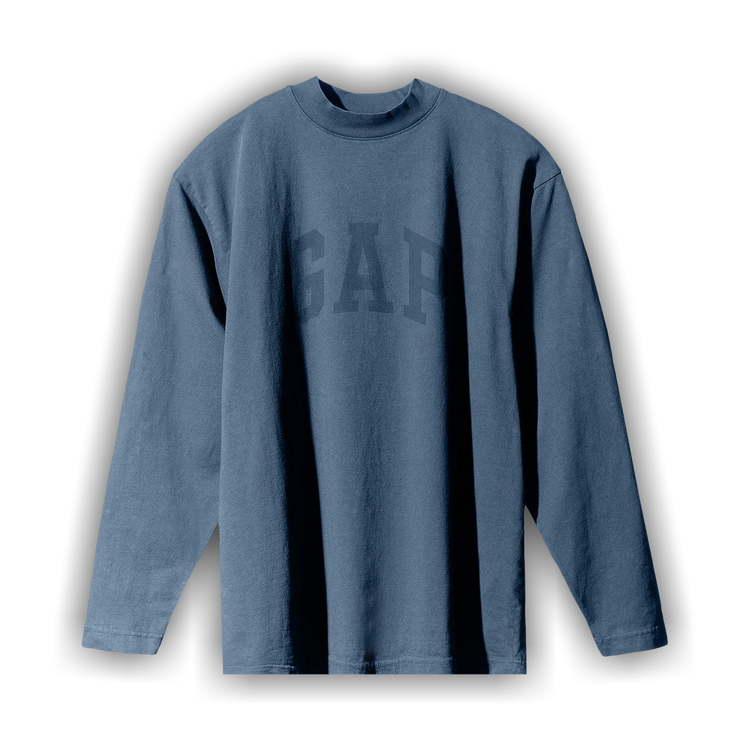 Buy Yeezy Gap Engineered by Balenciaga Dove Long-Sleeve Tee 'Dark Blue' -  4713050020000 | GOAT