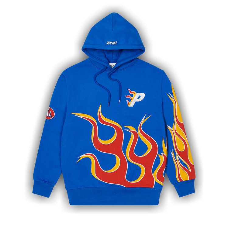Buy Palace Flame Hood 'Blue' - P22CS182 | GOAT