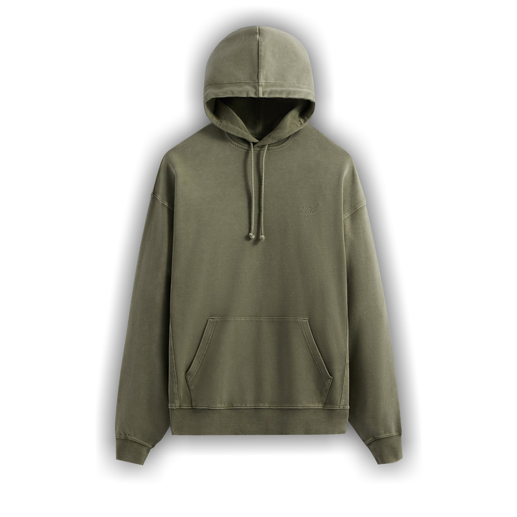Kith williams iii crystal wash fleece hoodie top