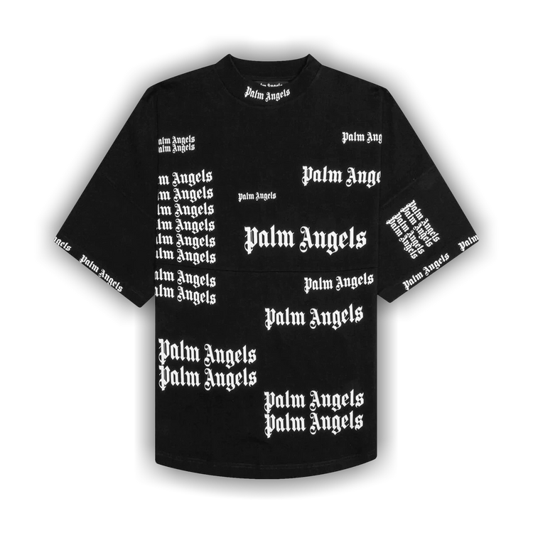 関税送料込◆Palm Angels◆Ultra Logo Over T Shirt 総柄Tシャツ PALM ANGELS Ultra Logo T-Shirt | SportsDirect.com USA