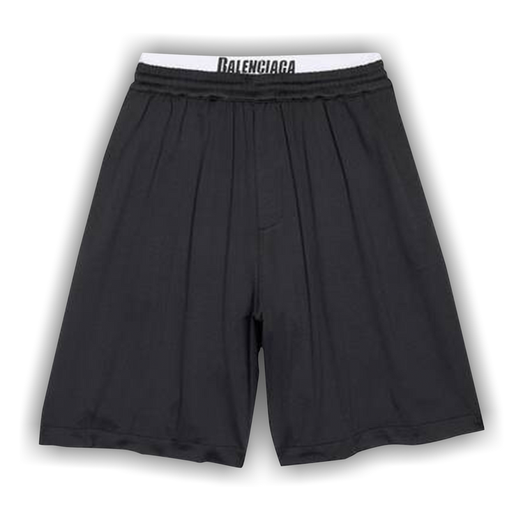 ショートパンツ BALENCIAGA Women Shorts  Burmudas 798581TFO02 1000 Black Women's Balenciaga Sweat Shorts in Black | Balenciaga US