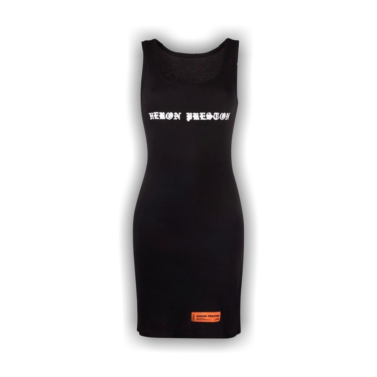 VIP【関税送料無料】希少 HERON PRESTON BLACK STRETCH DRESS Buy Heron Preston Gothic Tank Dress 'Black/White