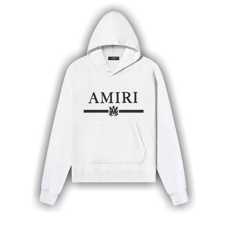 Buy Amiri Bar Embroidery Hoodie 'White' - SS22MJL012 100