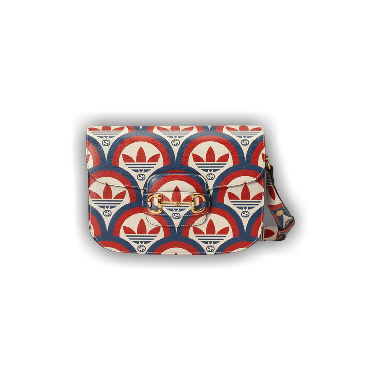 Buy adidas x Gucci Horsebit 1955 Shoulder Bag 'Blue/Red