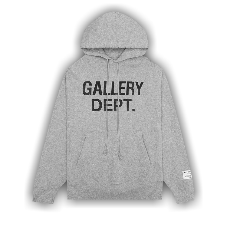 GALLERY DEPT. | CENTER LOGO PULL OVER HOODIE パーカー Buy Gallery Dept. Center Logo Hoodie 'Heather Grey' - ENL