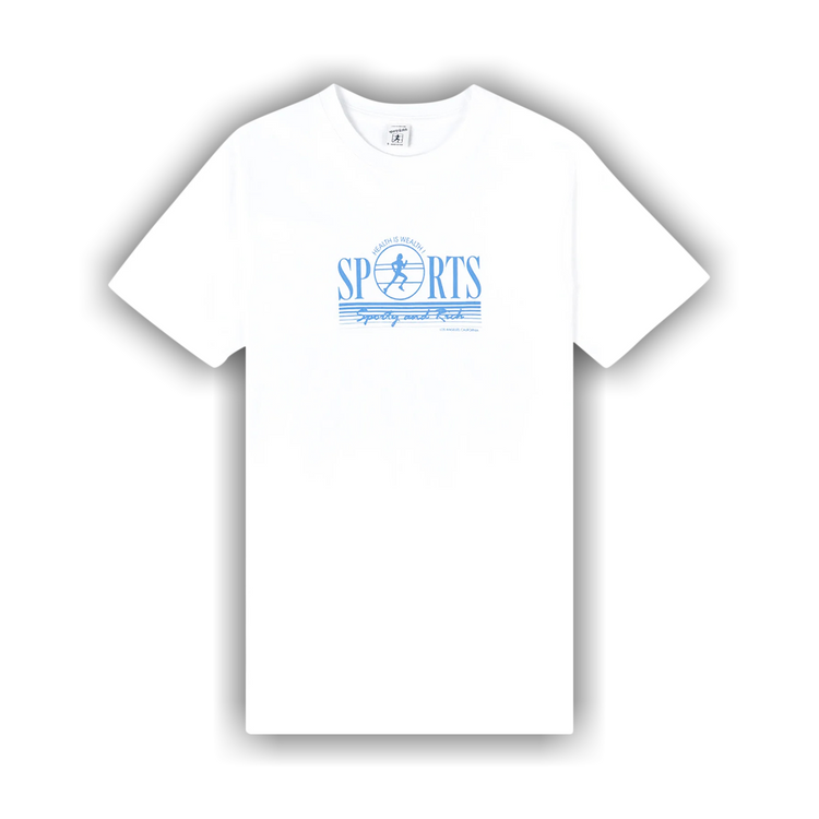 Buy Sporty & Rich Venice T-Shirt 'White/Sapphire' - TS464WH