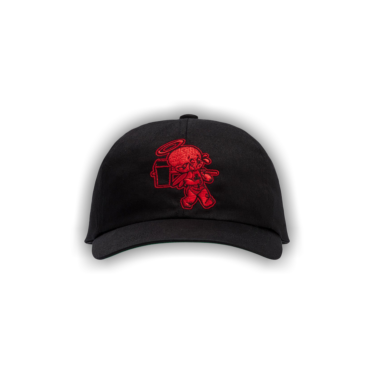 Buy Saint Michael x Denim Tears Logo Cap 'Black' - SM S22 0000 85 | GOAT