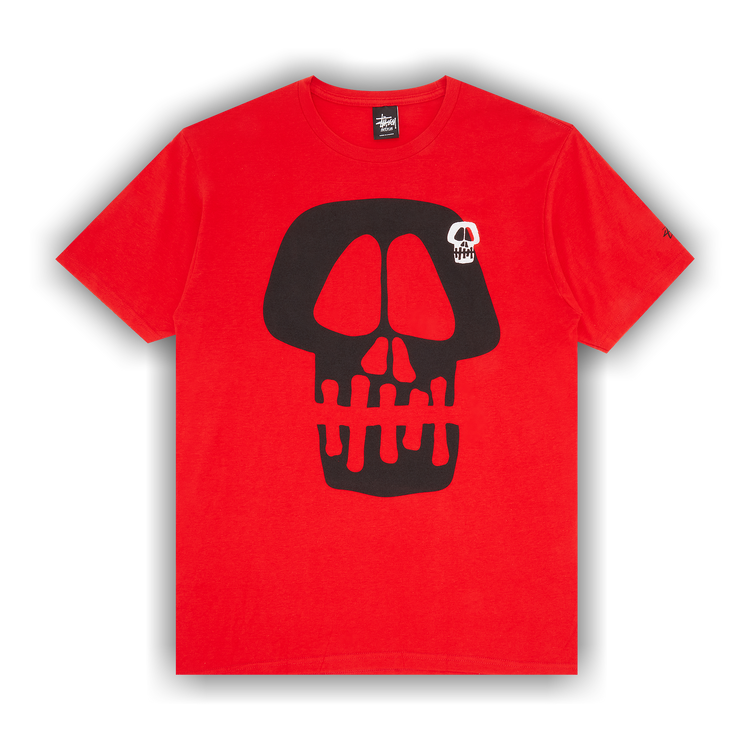 Buy Stussy Jumbo Skull Tee 'Red' - 1903024 RED | GOAT