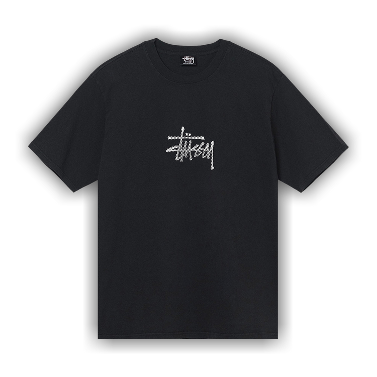 Buy Stussy Surf Tomb Pigment Dyed Tee 'Black' - 1904805 BLAC