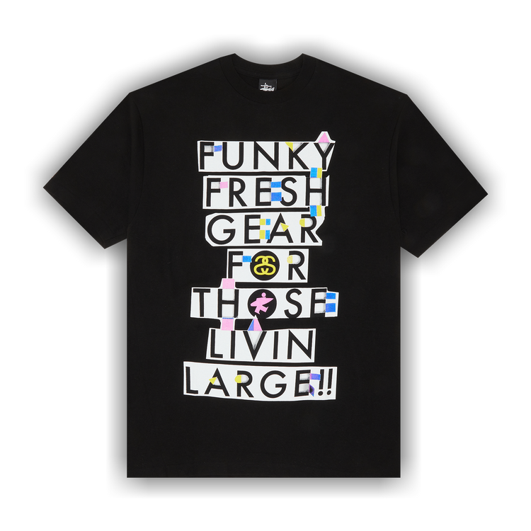 【Stussy】 Fresh Gear T-Shirt Buy Stussy Fresh Gear Tee 'Black' - 1904986 BLAC | GOAT