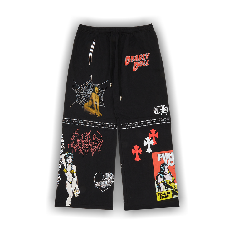 Buy Chrome Hearts x Deadly Doll Sweatpants 'Black' - 1383 Buy Chrome Hearts x Deadly Doll Sweatpants 'Black' - 1383