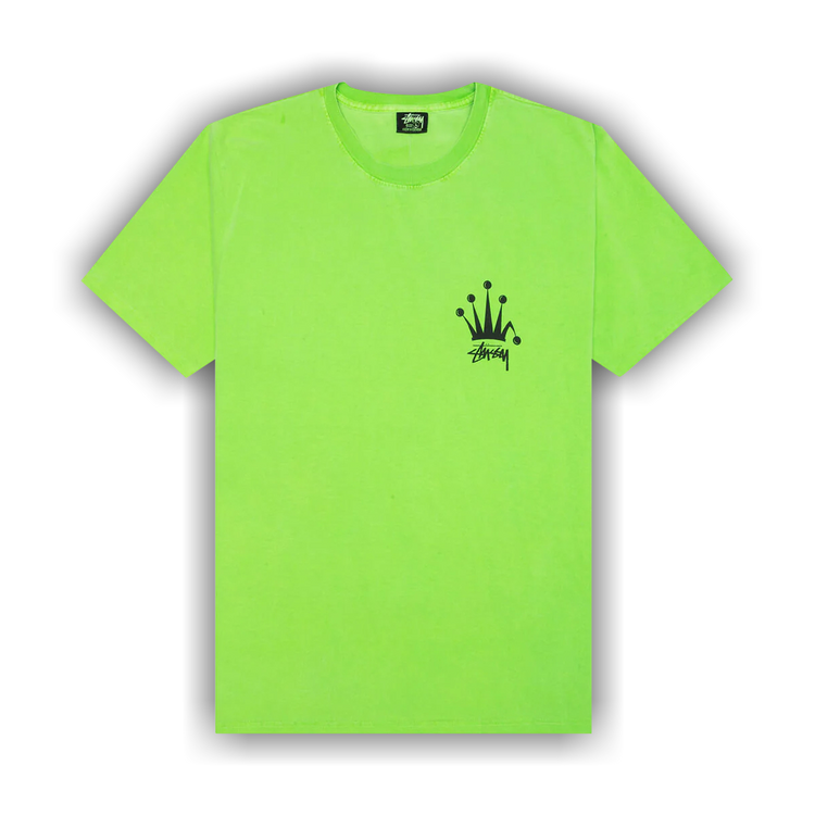 トップス Stussy Regal Crown Tee Buy Stussy Regal Crown Pigment Dyed Tee 'Green' - 1904771