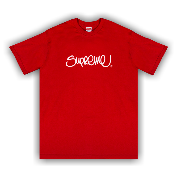Supreme smile tee red on sale