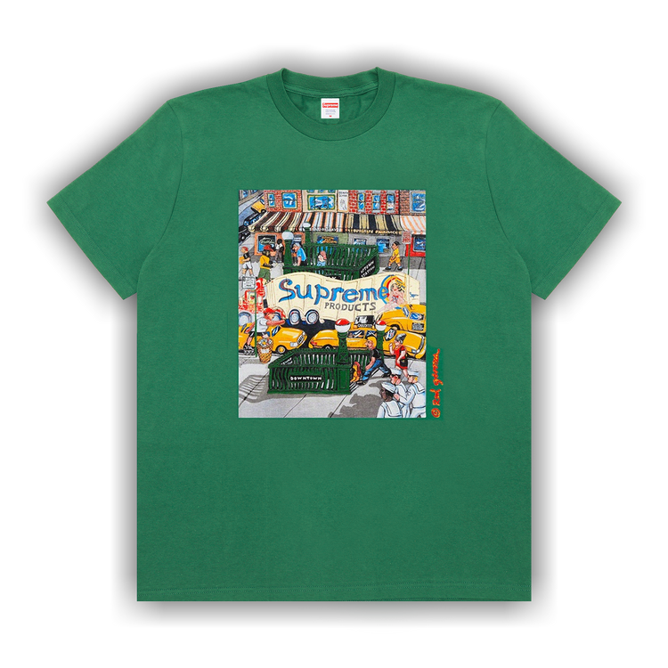 supreme × M.O.P コラボTシャツ \"パイングリーン\" M M.O.P. Tee | Supreme 24fw