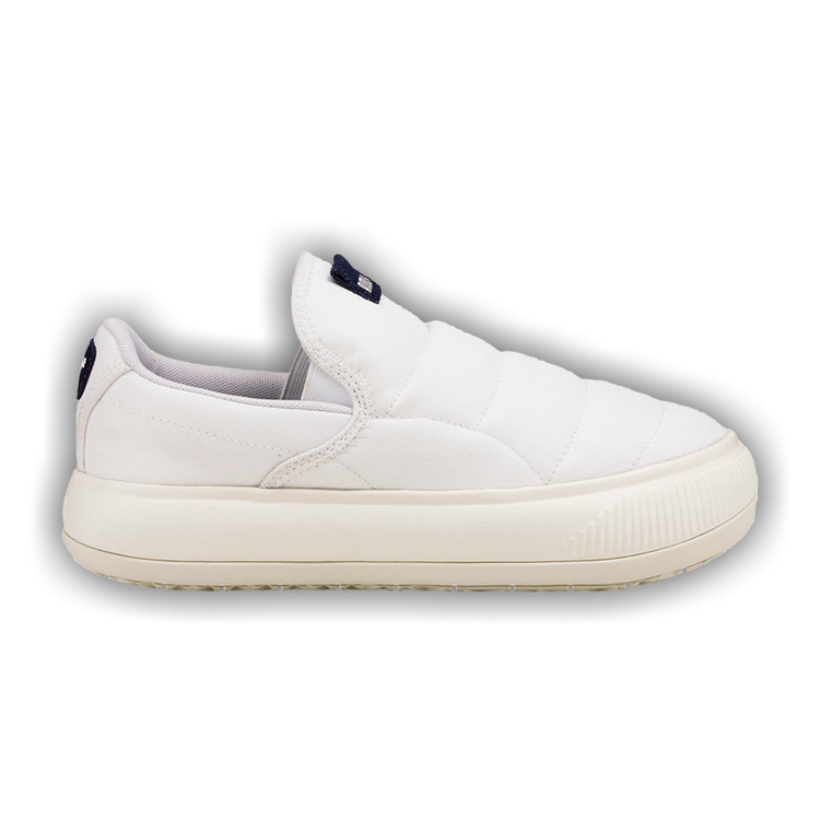 Wmns Suede Mayu Slip-On Canvas 'White Marshmallow'