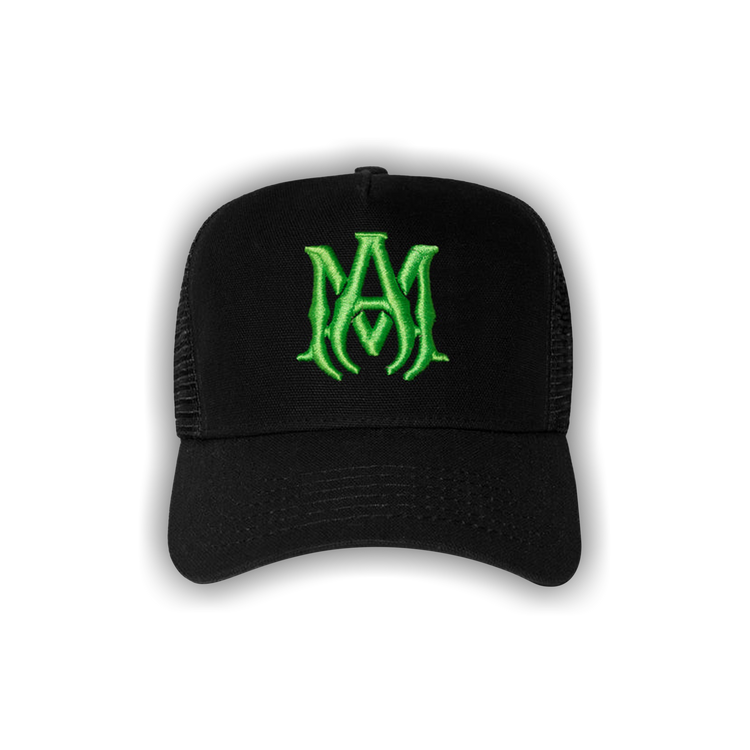 Buy Amiri MA Logo Trucker Hat 'Black' - PF22MAH002 001 BLAC | GOAT
