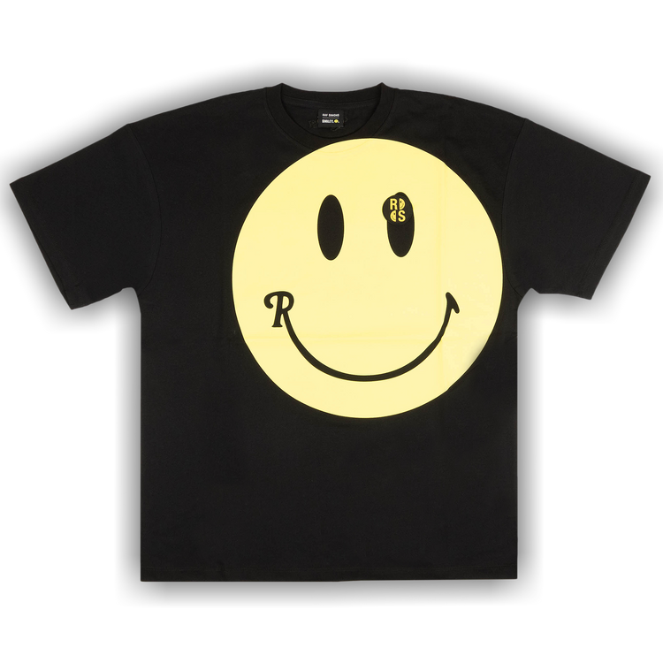 Size xs Raf Simons Big Fit T-Shirt With Large Smiley Print 'Black'