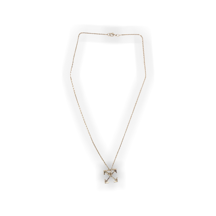 Buy Off-White Small Arrows Necklace 'Silver