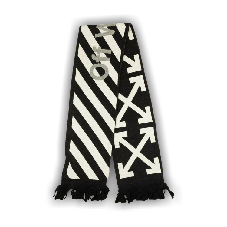 Buy Off-White Arrow Logo Scarf 'Black' - OMMA001R194070311001 | GOAT