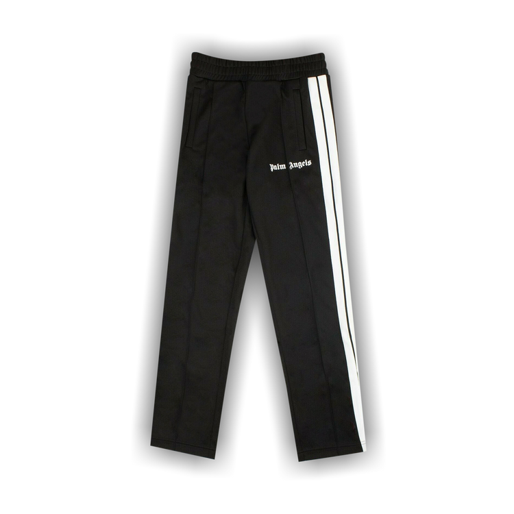 Buy Palm Angels White Logo Classic Track Pants 'Black/White
