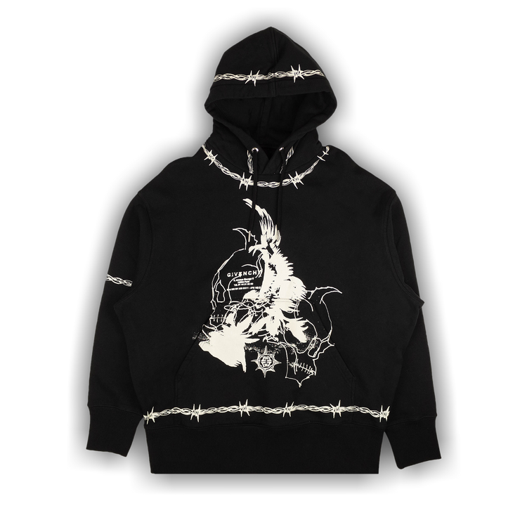 Buy Givenchy Barbed Eagle Oversized Fit Hoodie 'Black