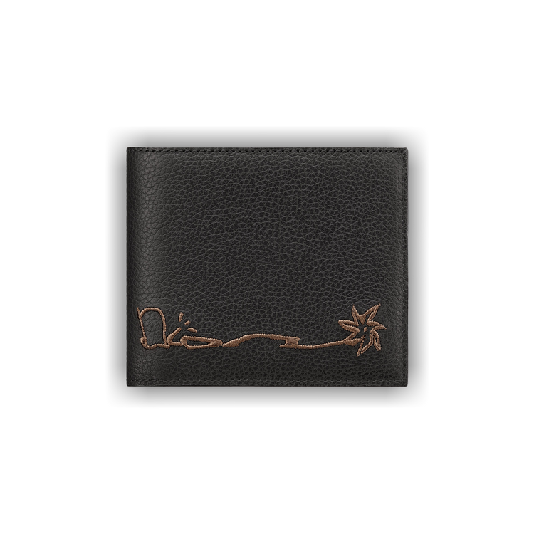 Buy Dior x Cactus Jack Compact Wallet 'Black' - 2ESBC027SOT H03E