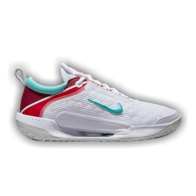 Buy Wmns NikeCourt Zoom NXT 'White Habanero Red Teal' - DH0222 136