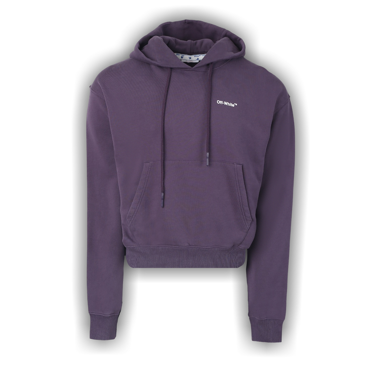 Purple off hot sale white hoodie