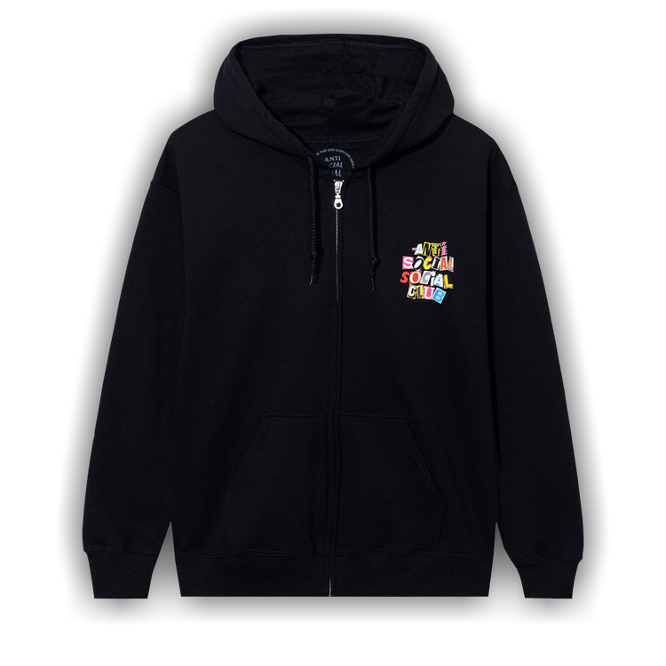 ★ ANTI SOCIAL SOCIAL CLUB★ rock out hoodie black TI25B050 AntiSocialSocialClub