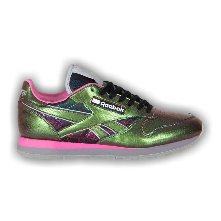Reebok classic leather snake top multicolor